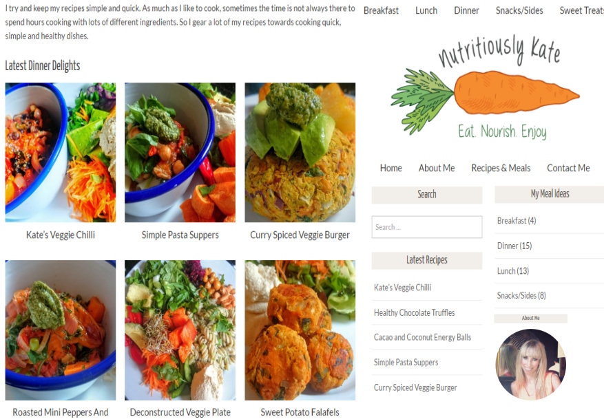 Nutritiously Kate Food Blog